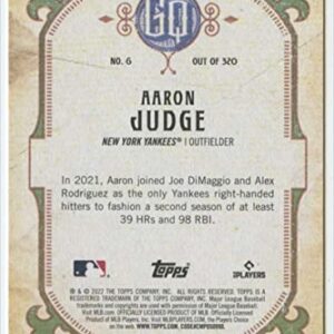 2022 Topps Gypsy Queen #6 Aaron Judge New York Yankees Baseball NM-MT