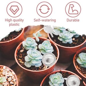 Zddaoole 20 Pcs Clear Plant Watering Globes,Automatic Plant Watering Bulbs,Self Watering Planter Insert,Garden Water Device Plastic Watering Bulbs for Plant Indoor Outdoor