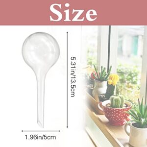 Zddaoole 20 Pcs Clear Plant Watering Globes,Automatic Plant Watering Bulbs,Self Watering Planter Insert,Garden Water Device Plastic Watering Bulbs for Plant Indoor Outdoor