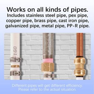 Capacitive Electronic Water Descaler System - MOOSEC Alternative Water Softener Salt Free for Whole House, Reduces The Effects of Limescale