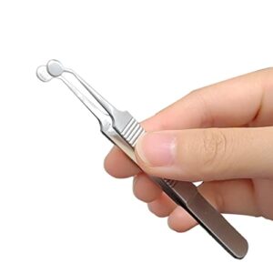 meibomian gland expressor stainless steel eyelid massage tweezers for dryeye extraction tool