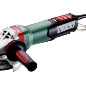 Metabo 6-Inch Angle Grinder | 14.5 Amp | 9,600 RPM | Electronics | Non-locking Paddle Switch | Mechanical Brake | M-Brush | Auto-Balance | Drop Secure | WEPBA 19-150 Q DS M-BRUSH,Green