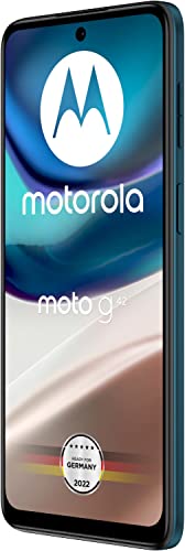 Motorola Moto G42 Dual-SIM 64GB ROM + 4GB RAM (GSM Only | No CDMA) Factory Unlocked 4G/LTE Smartphone (Atlantic Green) - International Version
