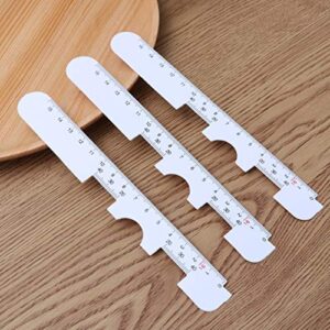 Healvian PD Ruler Pupillary Distance Ruler Eye Ophthalmic Tool Straight PD Ruler Optical Vernier Pupillary Ruler 30 Pcs