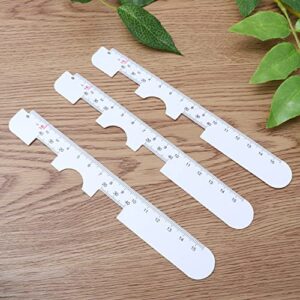 Healvian PD Ruler Pupillary Distance Ruler Eye Ophthalmic Tool Straight PD Ruler Optical Vernier Pupillary Ruler 30 Pcs