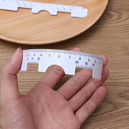 Healvian PD Ruler Pupillary Distance Ruler Eye Ophthalmic Tool Straight PD Ruler Optical Vernier Pupillary Ruler 30 Pcs