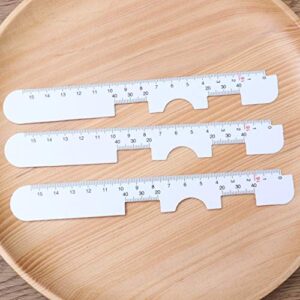 Healvian PD Ruler Pupillary Distance Ruler Eye Ophthalmic Tool Straight PD Ruler Optical Vernier Pupillary Ruler 30 Pcs