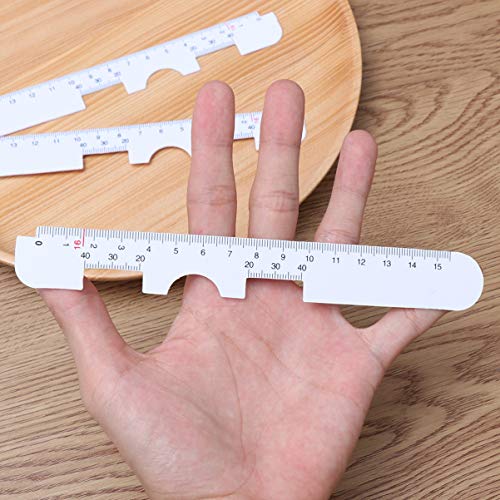 Healvian PD Ruler Pupillary Distance Ruler Eye Ophthalmic Tool Straight PD Ruler Optical Vernier Pupillary Ruler 30 Pcs