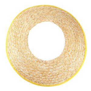 tofficu wheat straw hard hat sun shade construction site helmet sunshield cover