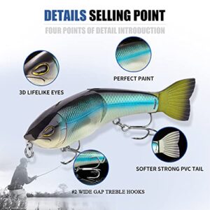 CHA CHA Glide (Bait) Fishing Lures Animated Segmented Swimbait Unique Swimming Lifelike Design