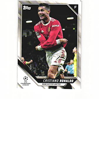 CRISTIANO RONALDO 2021-22 Topps UEFA Champions League Soccer #100 Card Manchester United Portugal