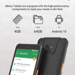 Minno Apex 6" Rugged Android Handheld Tablet with Scanner (6")