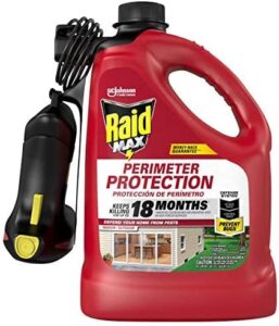 raid max perimeter protection trigger starter for insects 64 oz