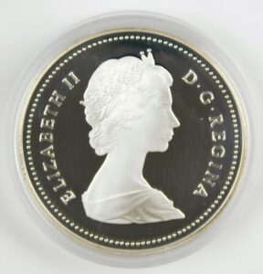 1986 no mint mark canadian commemorative coins 100th anniversary $1 seller proof