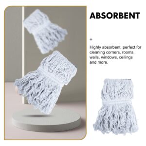 Replaceable mop Head Cleaning mop Head Cotton mop Head Loop End Mop Head mops for Floor Cleaning Commercial Mop Heads Wet mop Sponge mop Cleaning mop Cloth Water mop Plastic Heavy