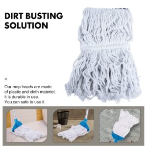 Replaceable mop Head Cleaning mop Head Cotton mop Head Loop End Mop Head mops for Floor Cleaning Commercial Mop Heads Wet mop Sponge mop Cleaning mop Cloth Water mop Plastic Heavy