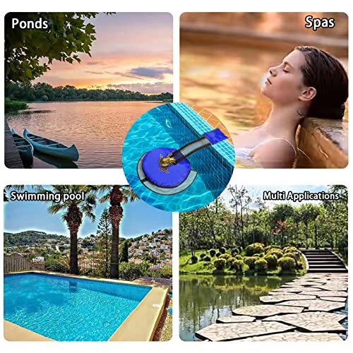 DIY RESIN 2 Pack Animal Saving Escape Ramp Critters for Pools and Spas, Frog Saver Swimming Pool, Floating Rescues Tool Outdoor Toads Critters, Reduces Pool Maintenance Needs (Blue), (D-12)