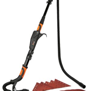 WEN DW5084 5-Amp 2-in-1 Variable Speed Dual-Head Drywall Sander with 15-Foot Dust Hose , Black