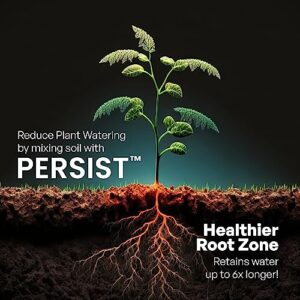 Persist Horticultural Charcoal 1.5 cuft, Biochar Soil Amendment for Plants, Improves Plant Soil for Plants, 100% Natural Active Carbon and Garden Plant Fertilizer Enhancer and Garden Soil