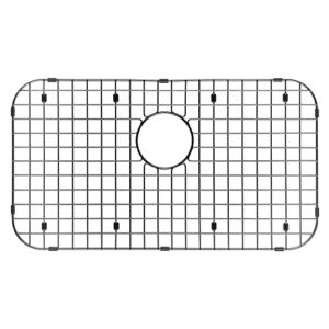 starstar sinks protector matte black 304 stainless steel kitchen bottom protector grid, rack for the sink 26" x 14.375"