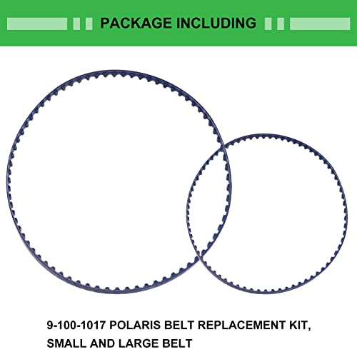 9-100-1017 Belt by PMIIO Replacement Kit Small and Large Belt for Polaris 360 380 Polaris Pool Cleaner Parts Replacement Belt Kit