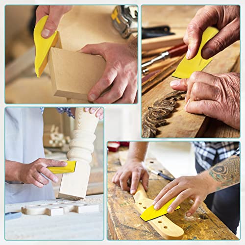 Mini Sander Kit, Micro Sanding Tools for Small Projects, Small Detail Handle Sanding for Tight Narrow Spaces&DIY Crafts, Sandpaper of 6 Grits-60 PCS for Wood Working, Car Finishing &Metal Polishing