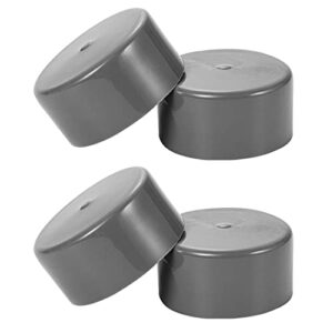 bearing dust caps, sdtc tech 4-pack 1.98 inch grey rubber caps trailer wheel hub dust covers replacement bearing protector