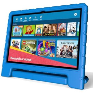 nobklen kids tablet 10 inch, android 13, 4gb+64gb, 8-core cpu, wifi 6, 12h battery life, parental control, 1280 * 800 hd display, dual