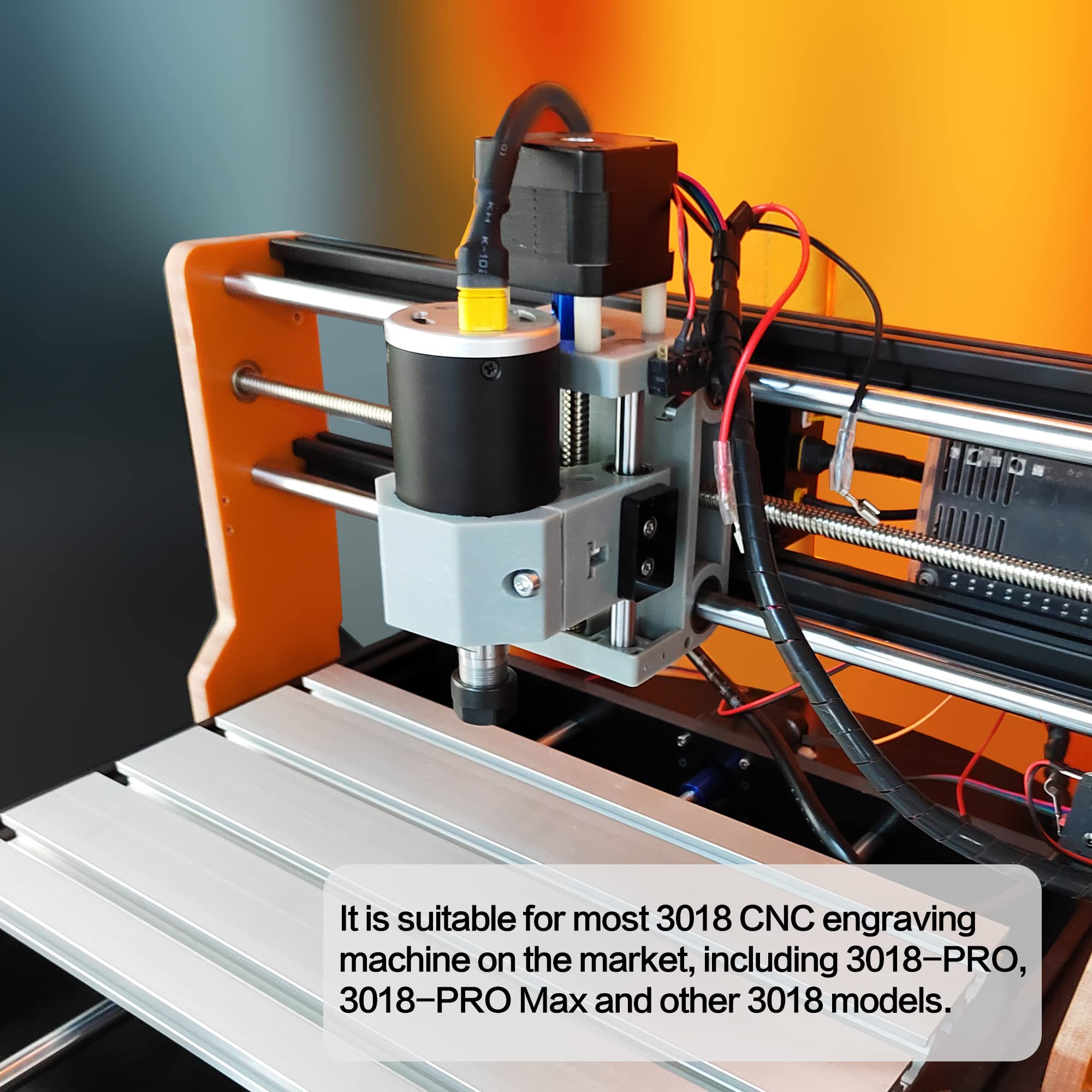 CNCTOPBAOS 24V DC Brushless Spindle Motor 12000rpm ER11,Upgraded Spindle for 3018 Pro,with PWM Speed Controller Driver Board with Cable,for CNC Router Engraving Milling Lathe Machine