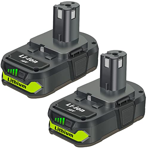 BATINO 2 Pack 4.0Ah P103 18V Replacement Battery for Ryobi 18 Volt ONE+ Lithium ion Battery P102 P104 P105 P107 P108 P109 P190 Compatible with Ryobi 18 Volt Cordless Power Tools