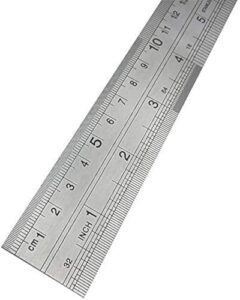 azbvek one metre ruler stainless steel 1m long metal 40" measure rule/meter 100cm