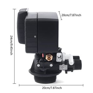 5600xstst Digital Control Valve for Water Softeners 110V 3W, Time Control Head Replacement Softener Valve Backwash Head for Water Filter Softener R-esin Tank