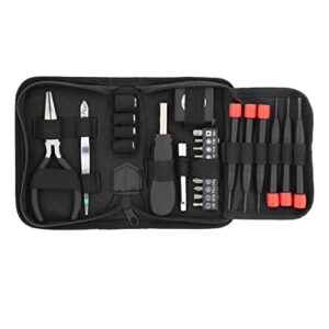 ABN 25-Piece Tri-Fold Mini Tool Set for Dorm, Travel, Office, Home Tool Kit with Case - Basic Tool Set for Home Repairs