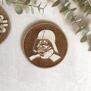 Set of 6 Wood Coasters - Star Wars Collection