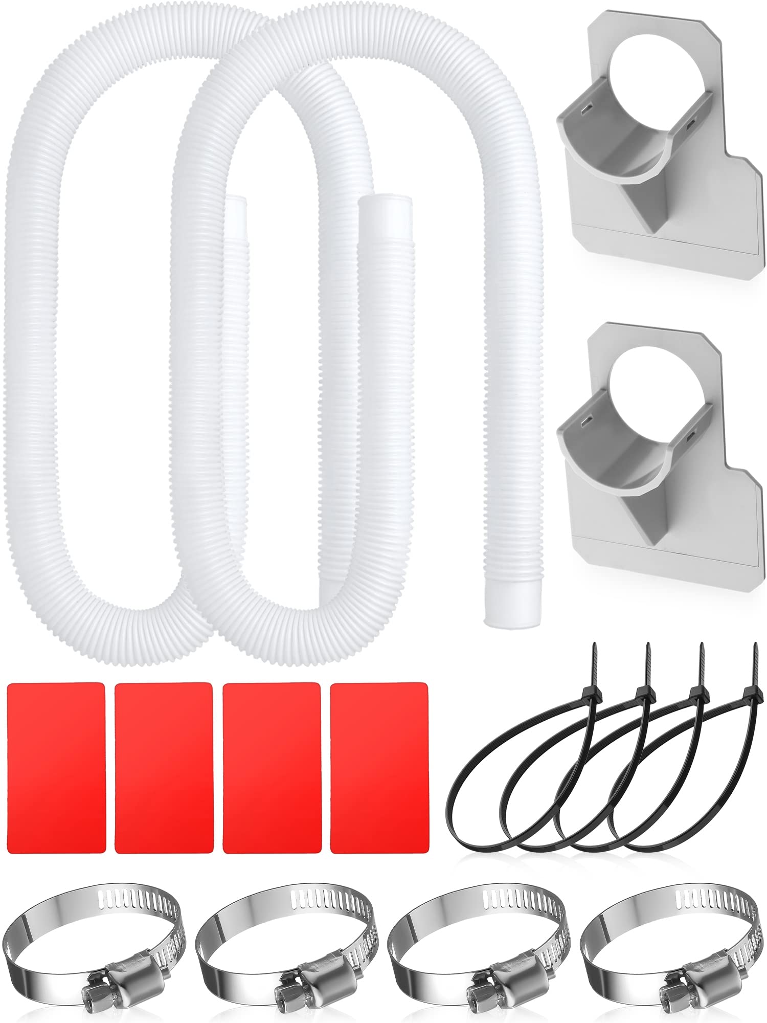 Saintrygo Swimming Pool Hose Replacement Kit for Above Ground Pools 1.25 Inches Diameter Pool Filter Replacement Hose Pool holder Compatible with Filter Pumps 330 GPH 530 GPH 1000 GPH (White)