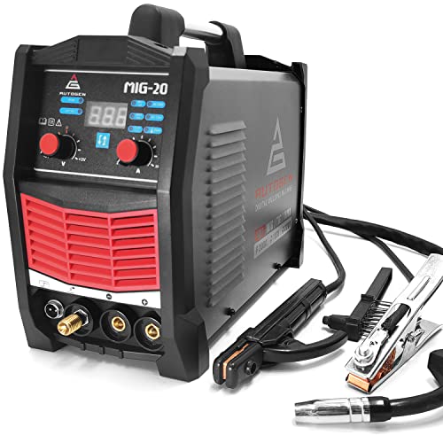 AUTOGEN 200A MIG Welding Machine, 3 in 1 MIG/Lift TIG/MMA Welding Machine, 110V/220V Dual Voltage Stick Welder IGBT DC Inverter