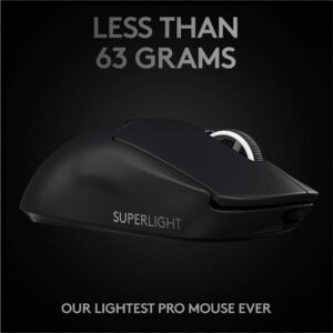 Logitech G PRO Mechanical Gaming Keyboard + PRO X Superlight Wireless Gaming Mouse Bundle - Black