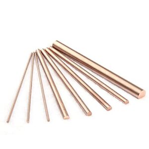 w80cu20,alloy round bar, tungsten copper alloy welding electrode copper rod copper tungsten rod (12x200mm, 1)