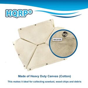 HQRP Dust Collector Bag compatible with most Open Stand Table Saws, replacement for ROCKLER 48649