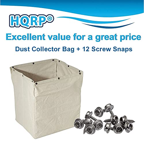 HQRP Dust Collector Bag compatible with most Open Stand Table Saws, replacement for ROCKLER 48649