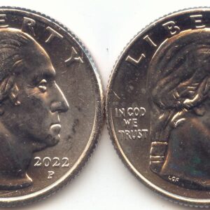 2022 P,D American Women, Washington Wilma Mankiller 2 Coin Set, P and D Quarter Uncirculated