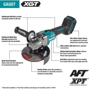 40V max XGT® Brushless Cordless 6" Angle Grinder, with Electric Brake, Tool Only