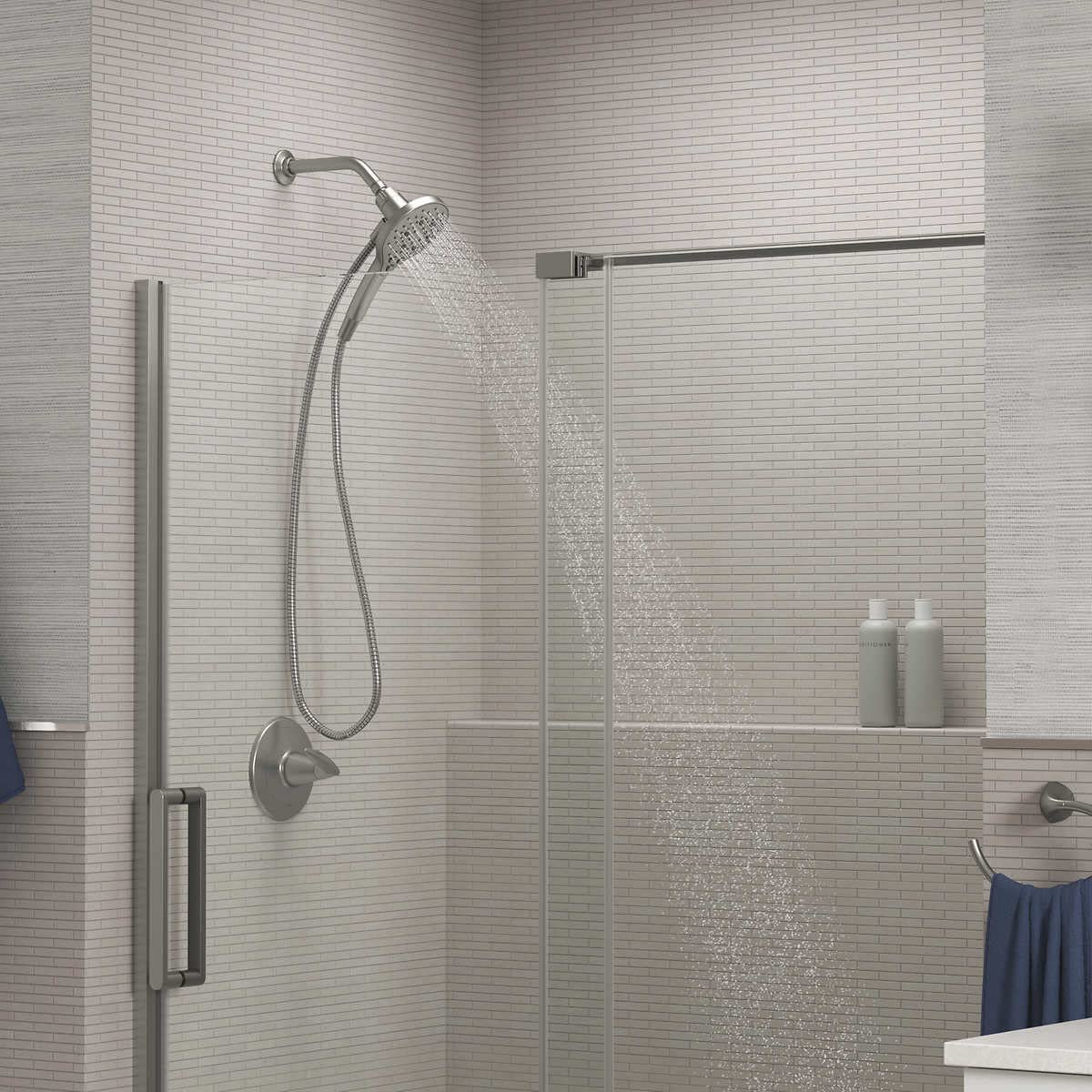 Kohler Prosecco Modern Handheld Shower, Brushed Nickel, 3 Settings, 72" Hose