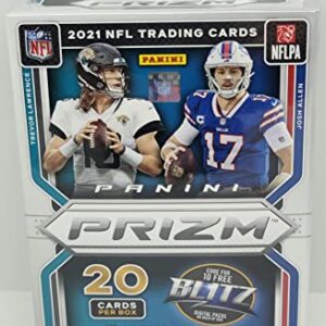 2021 Panini Prizm Football Trading Cards Hanger Box (20 Cards)