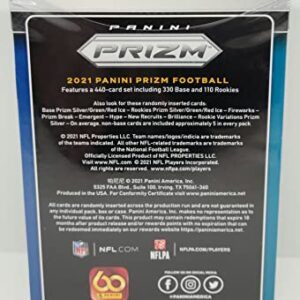 2021 Panini Prizm Football Trading Cards Hanger Box (20 Cards)