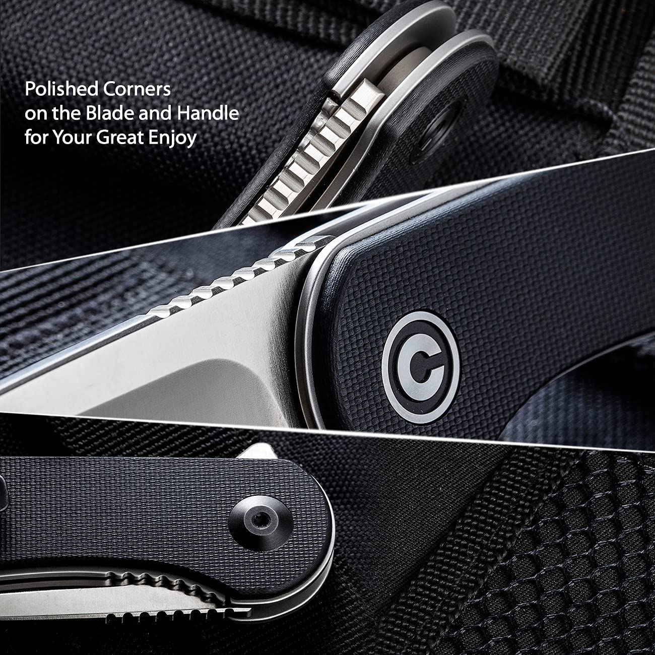 CIVIVI Elementum Knife Bundled Titanium Pocket Clip, Great EDC Set