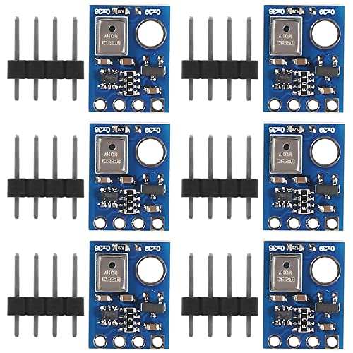 Alinan 6pcs AHT10 High Precision Digital Temperature and Humidity Sensor Measurement Module I2C Communication Replace DHT11 SHT20 AM2302