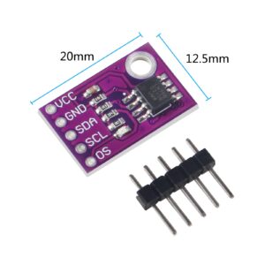 QCCAN 5PCS LM75 LM75A Temperature Sensor High Speed I2C IIC Interface High Precision Development Board Module