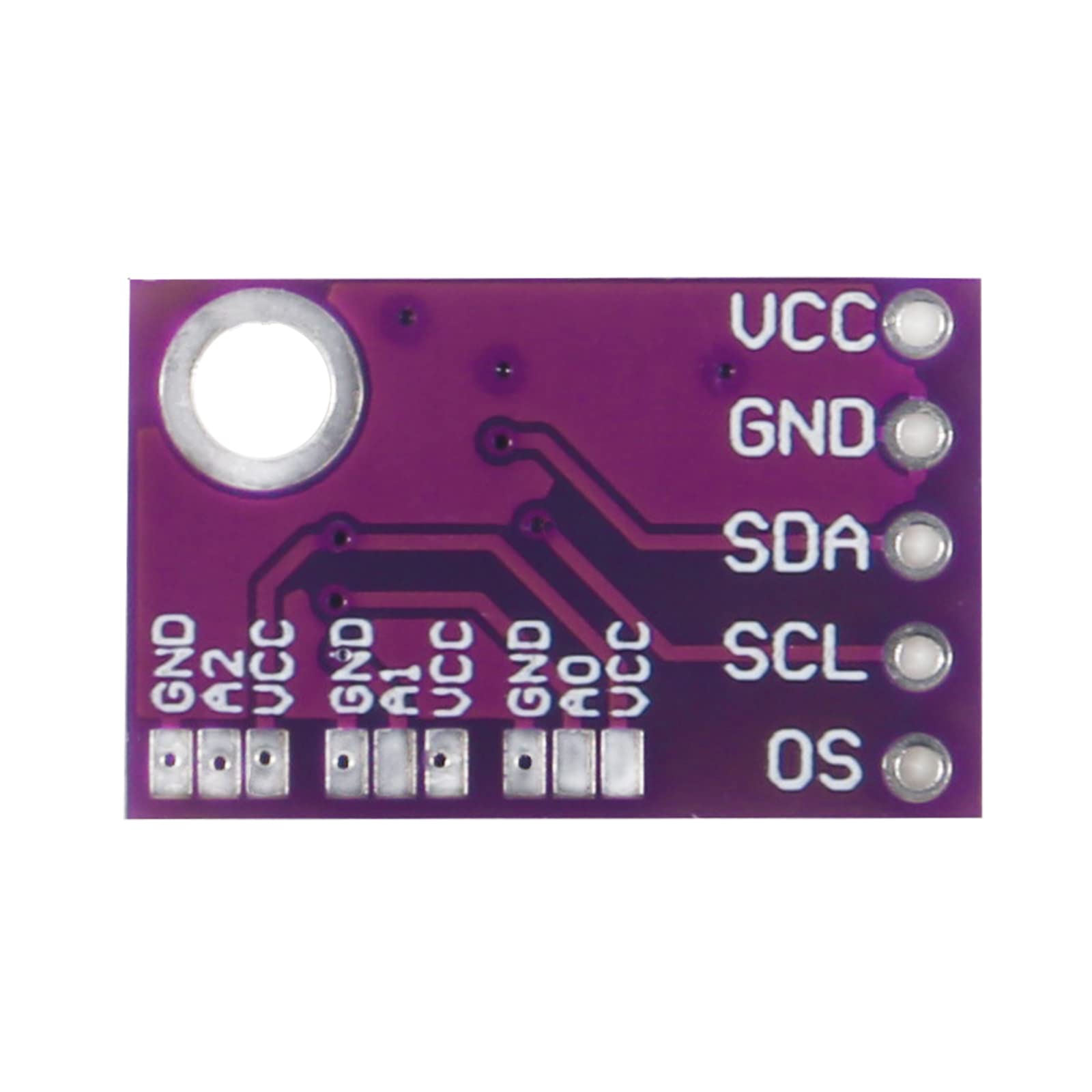 QCCAN 5PCS LM75 LM75A Temperature Sensor High Speed I2C IIC Interface High Precision Development Board Module