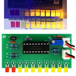 WWZMDiB-DIY Learning Kit Introductory Electronic Components Kit Birthday Gift Desktop Decorations(Fun DIY Soldering Kit,Audio Level Indicator)